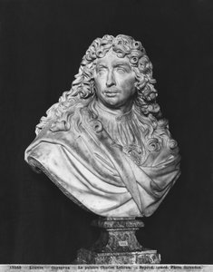 Charles Le Brun'un büstü, 1679 (mermer)